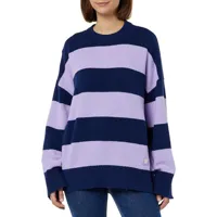 hugo slookie sweater bleu,violet m femme