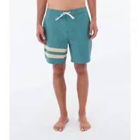 hurley phantom block party renegade 18´´ swimming shorts vert,bleu 34 homme