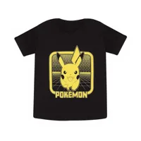 heroes pokemon pikachu retro arcade short sleeve t-shirt doré 5-6 years garçon
