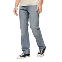 superdry vintage straight fit regular waist jeans gris 32 / 34 homme