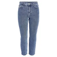 noisy may moni straight fit az358mb high waist jeans bleu 25 / 32 femme