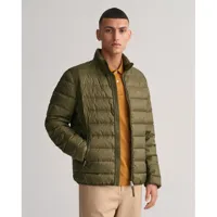 gant light down lightweight jacket vert l homme