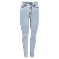 noisy may callie skinny fit vi482lb high waist jeans gris 25 / 30 femme