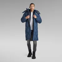 g-star whistler blanket coat bleu xs homme