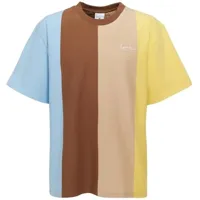 karl kani 6038522 chest signature os striped short sleeve t-shirt multicolore m homme