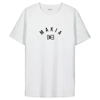 makia brand short sleeve t-shirt blanc 2xl homme