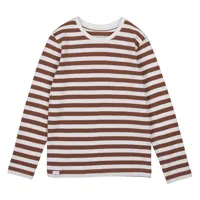 makia verkstad long sleeve t-shirt marron 122-128 cm garçon