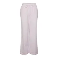 pieces sally loose string fit high waist pants rose 2xl femme