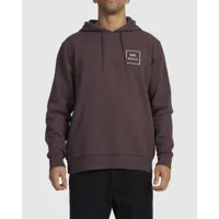 rvca all the ways hoodie marron xl homme