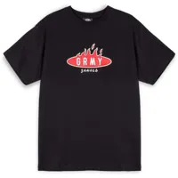 grimey burn in flames short sleeve t-shirt  xl homme