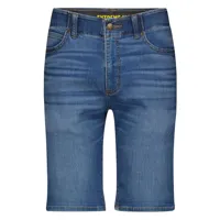 lee extreme motion 5 pocket regular fit denim shorts bleu 38 homme