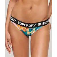 superdry logo classic bikini bottom multicolore xs femme