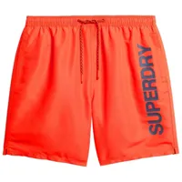 superdry sport graphic 17´´ swimming shorts rouge xl homme