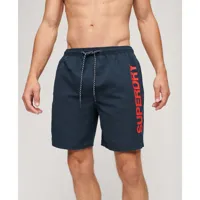 superdry sport graphic 17´´ swimming shorts bleu xl homme