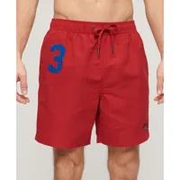 superdry vintage 17´´ swimming shorts rouge xl homme