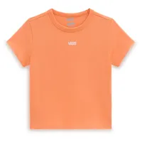 vans basic mini short sleeve t-shirt orange s femme