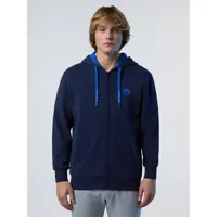 north sails basic full zip sweatshirt bleu 2xl homme