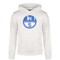 north sails basic logo hoodie blanc 2xl homme