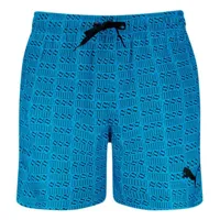 puma logo print mid swimming shorts bleu 2xl homme