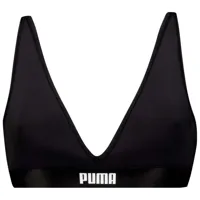 puma padded triangle sports bra noir xl femme