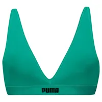 puma padded triangle sports bra vert xl femme