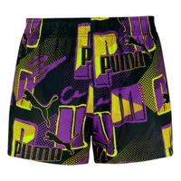 puma print logo swimming shorts violet 2xl homme