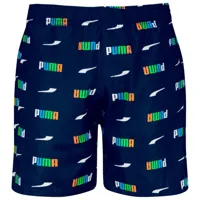 puma printed logo mid swimming shorts multicolore 13-14 years garçon