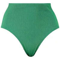 puma swim ribbed high waist bikini bottom vert xl femme