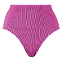 puma swim ribbed high waist bikini bottom rose xl femme