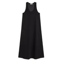 ecoalf berilo short sleeve long dress noir s femme