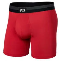 saxx underwear sport mesh boxer rouge xs homme