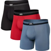 saxx underwear sport mesh boxer 3 units multicolore xl homme