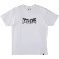 dc shoes astro short sleeve t-shirt blanc s homme