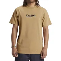 dc shoes compa short sleeve t-shirt beige 2xl homme