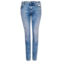 superdry vintage mid rise slim jeans bleu 27 / 30 femme