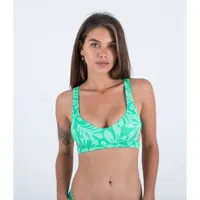 hurley marine pull on bikini top vert l femme