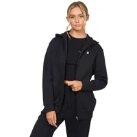 siksilk essential full zip sweatshirt noir 3xs femme