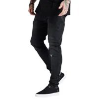 siksilk essential slim fit jeans noir xs homme