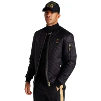 siksilk quilted jacket noir s homme