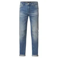 petrol industries seaham ripped repaired slim fit jeans bleu 34 / 32 homme
