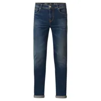 petrol industries seaham ripped repaired slim fit jeans bleu 30 / 32 homme