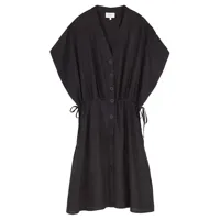 makia ley short sleeve short dress noir 2xl femme