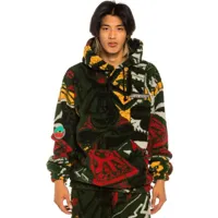 grimey space lady all over jacquard hoodie multicolore 2xl homme