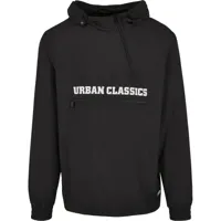 urban classics commuter pull over-big jacket noir 3xl homme
