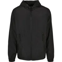 urban classics jacket full zip nylon crepe noir 2xl homme
