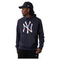 new era new york yankees mlb double logo hoodie noir l homme