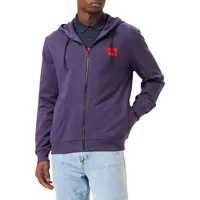 hugo daple212 10231445 01 full zip sweatshirt violet l homme
