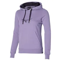 mizuno graphic hoodie violet s femme