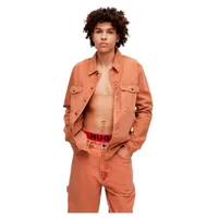hugo enalu 10245868 long sleeve shirt orange 38 homme