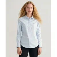 gant stretch oxford solid long sleeve shirt bleu 36 femme